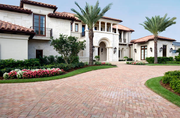 Residential Paver Driveway in Thunderbolt, GA